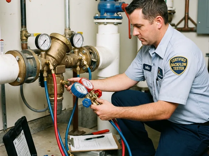 Backflow testing service in Spokane
