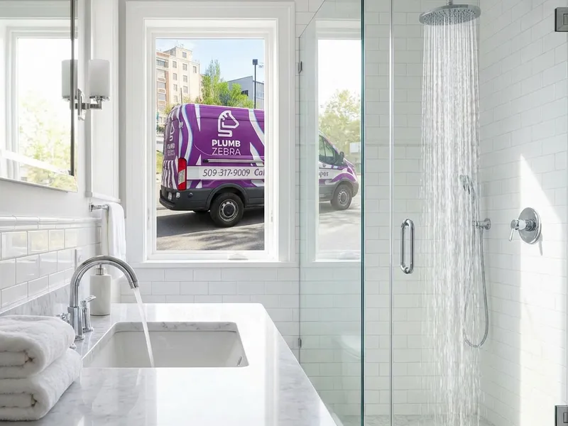 Benefits of choosing PlumbZebra for bathroom plumbing installation spokane wa