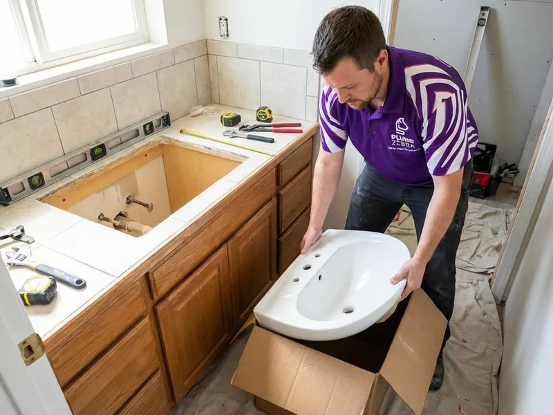 Sink installation in Spokane