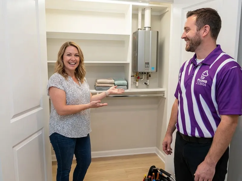 Benefits of choosing PlumbZebra for tankless water heater conversion spokane wa